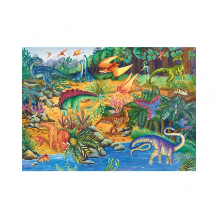 Напольный пазл Динозавры (большой)